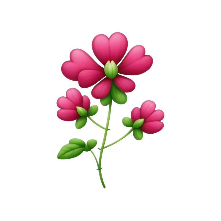 Crimson Clover emoji