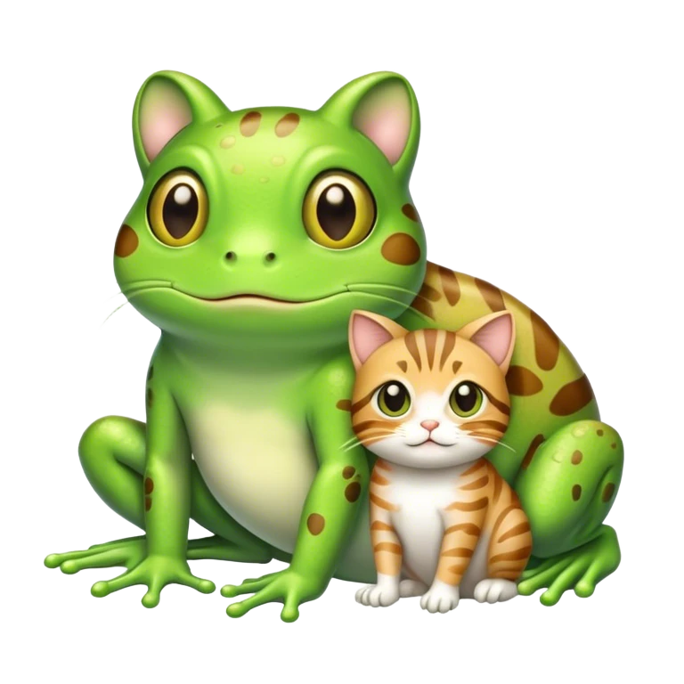 Sapo con gato emoji