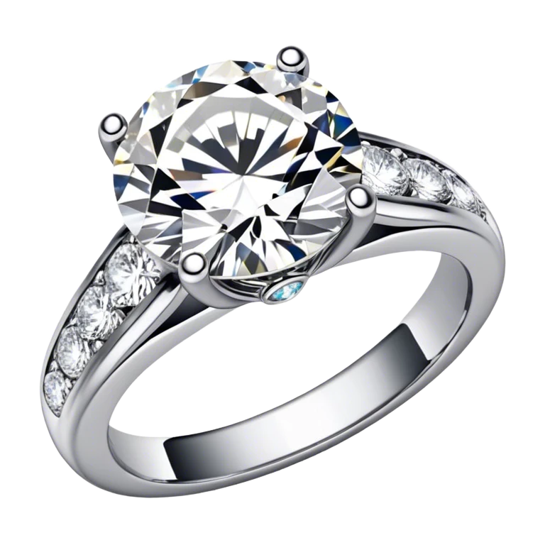 Engagement ring diamond band  emoji