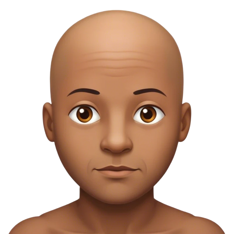 Hombre calvo  emoji