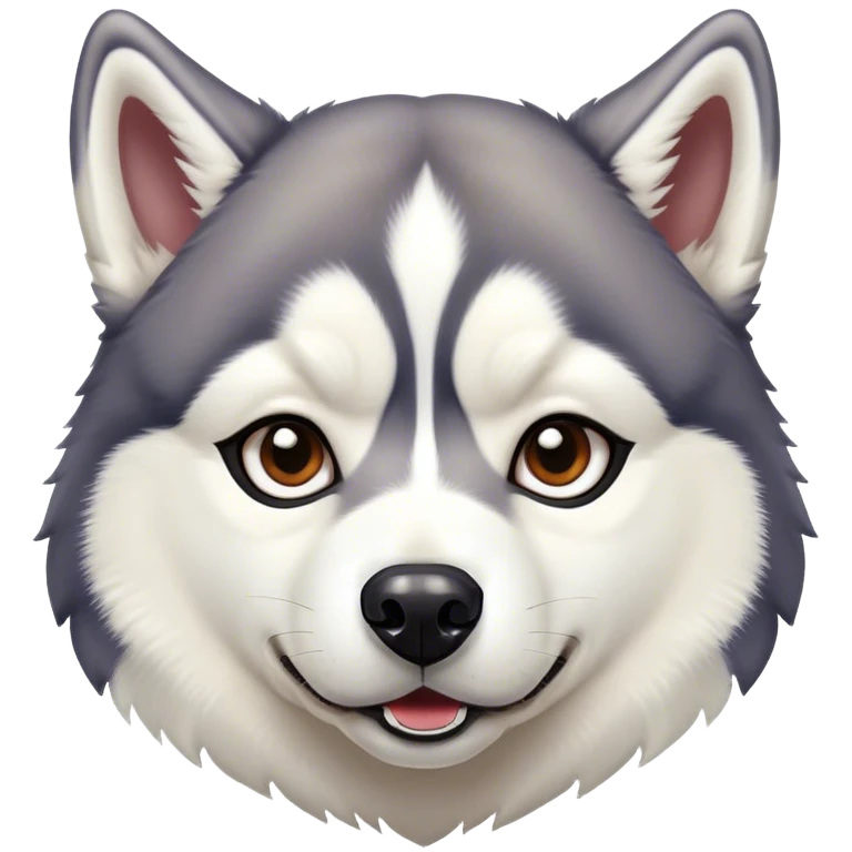 Husky dog emoji
