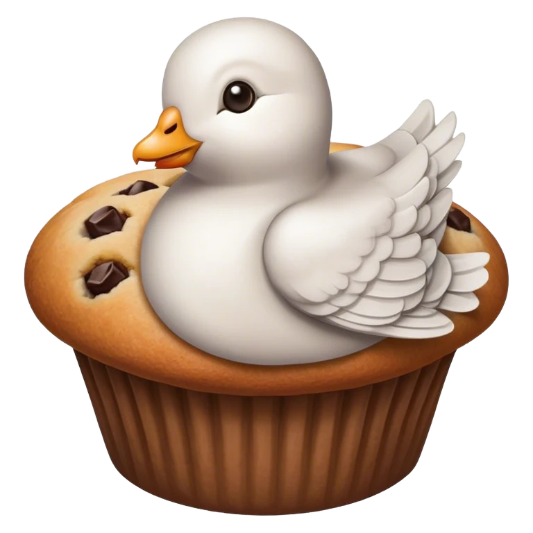 Dove muffin emoji