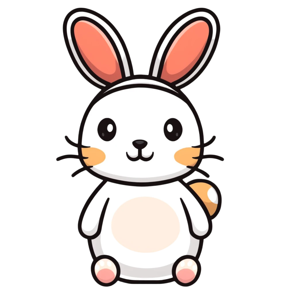 rabbit with deer antlers emoji