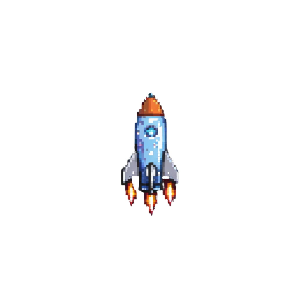 rocket ship in space emoji