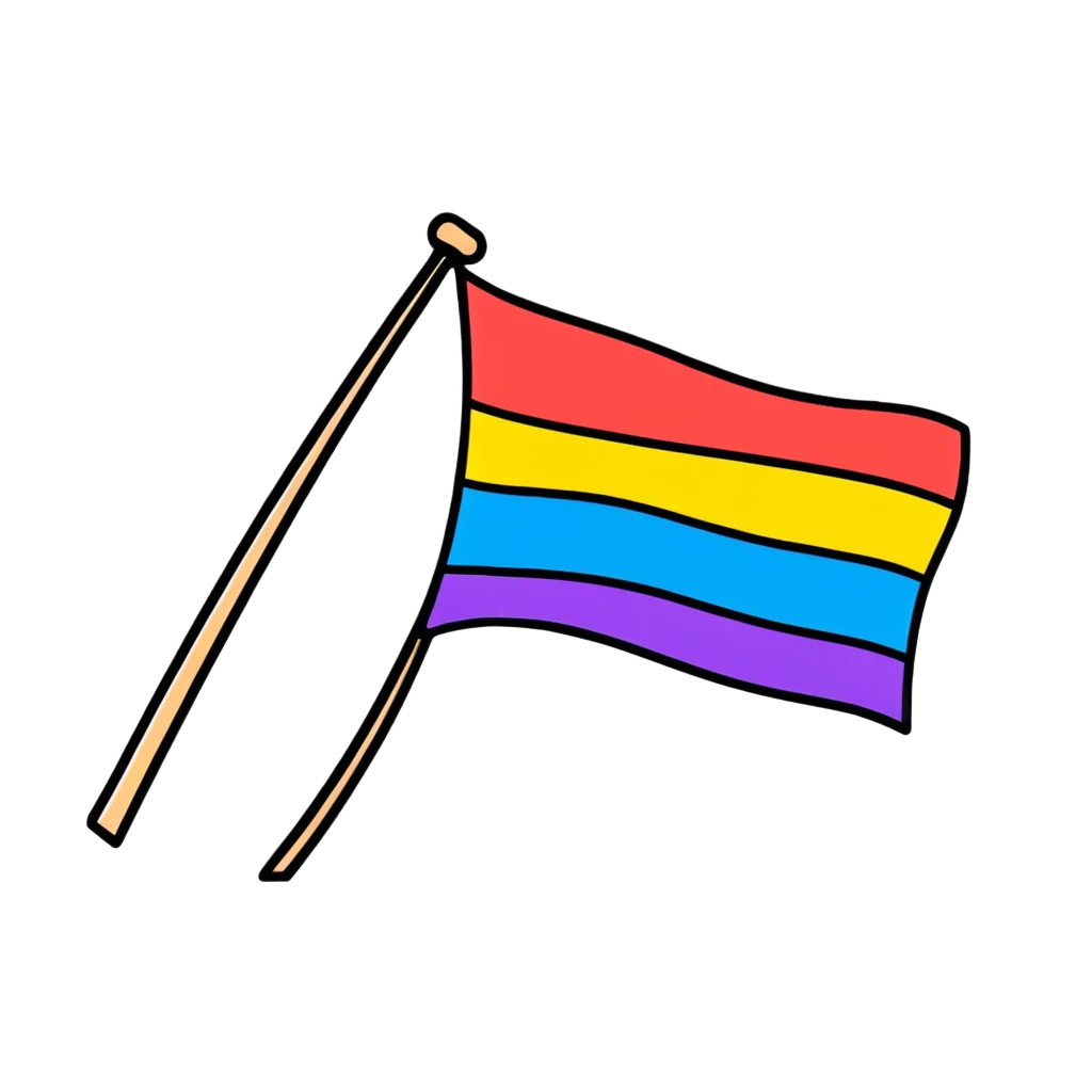 pride flag emoji