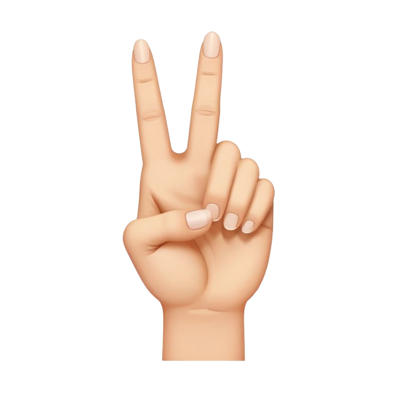 Middle finger emoji