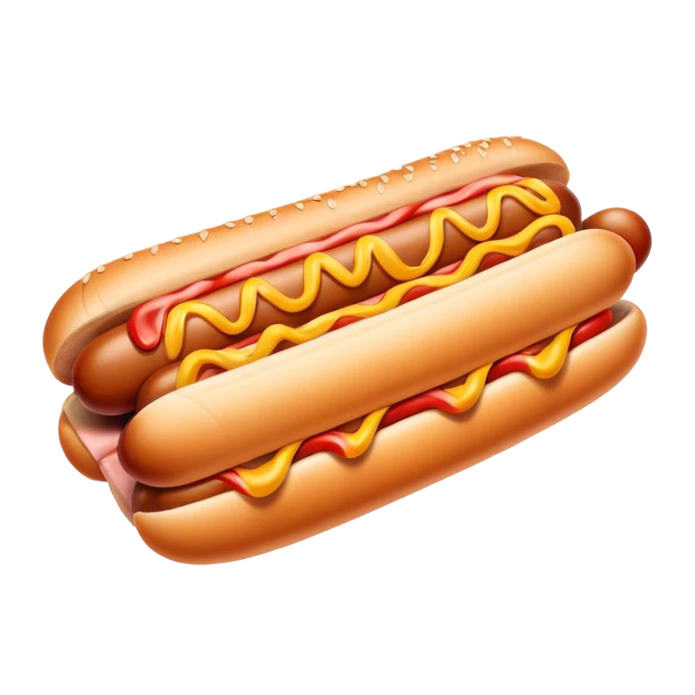 Hotdog playing video games emoji