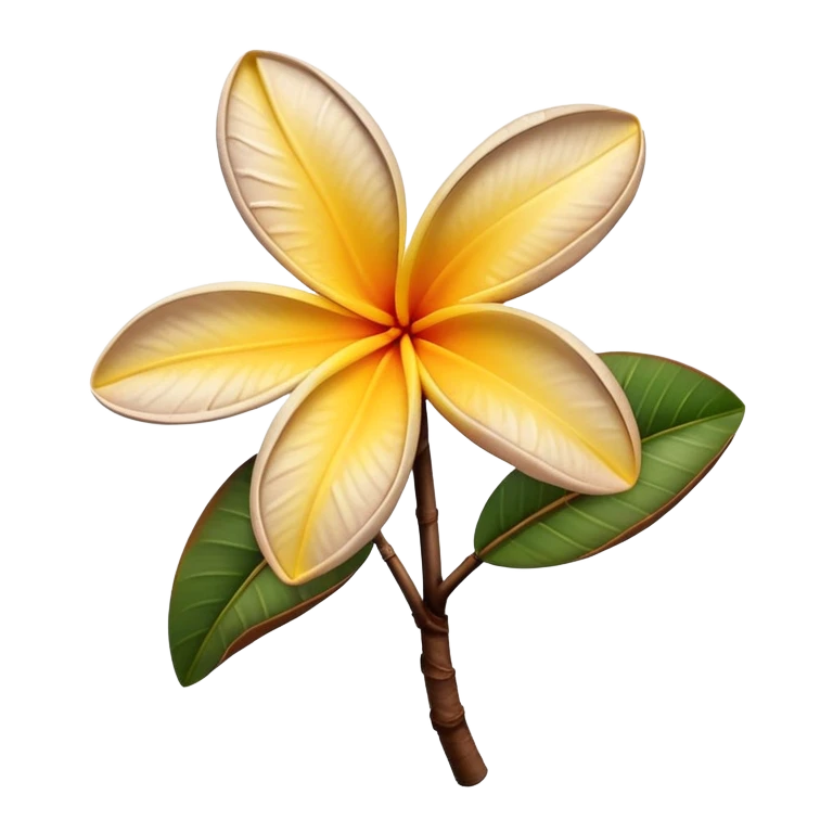 withered plumeria  emoji