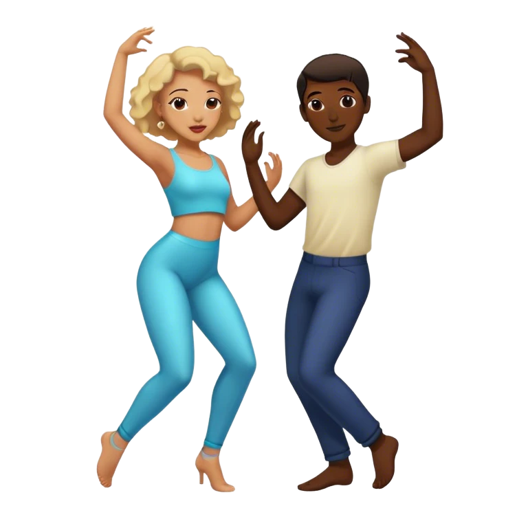 two people dancing emoji