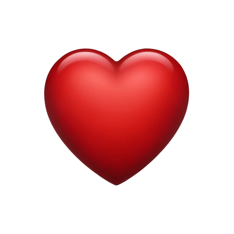 dark red heart emoji