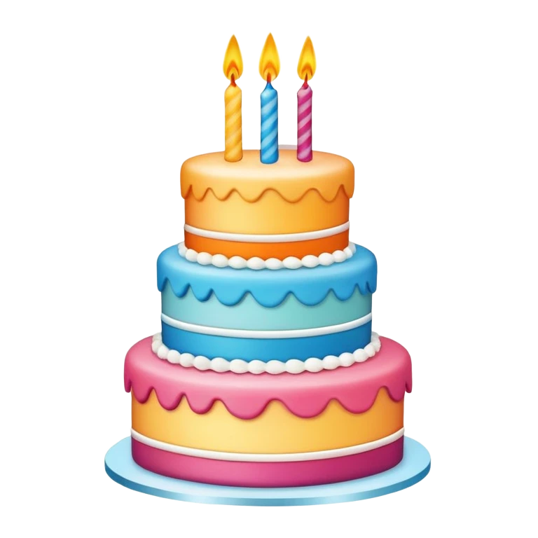 Birthday cake emoji