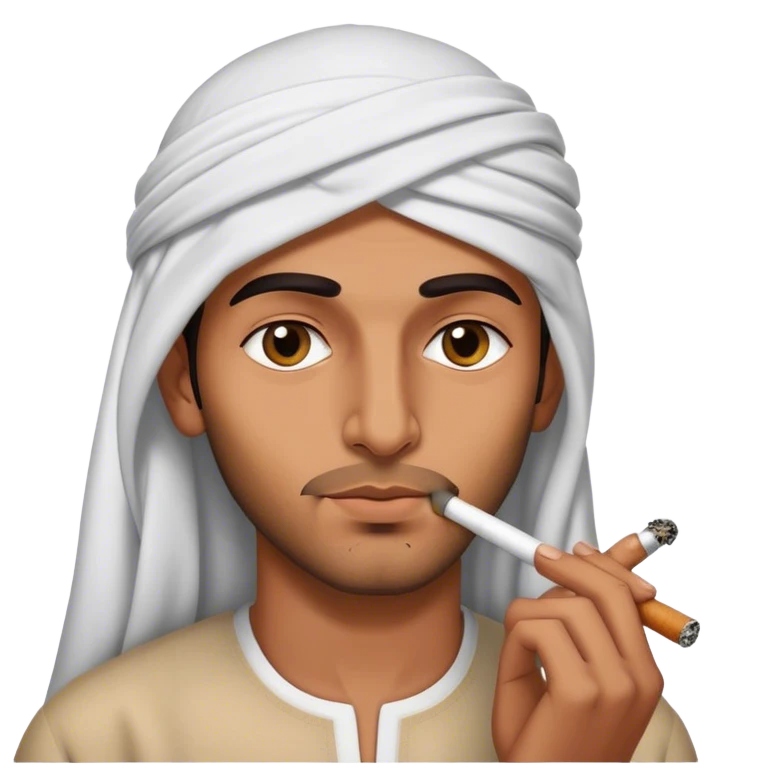 Un arabe qui fume emoji