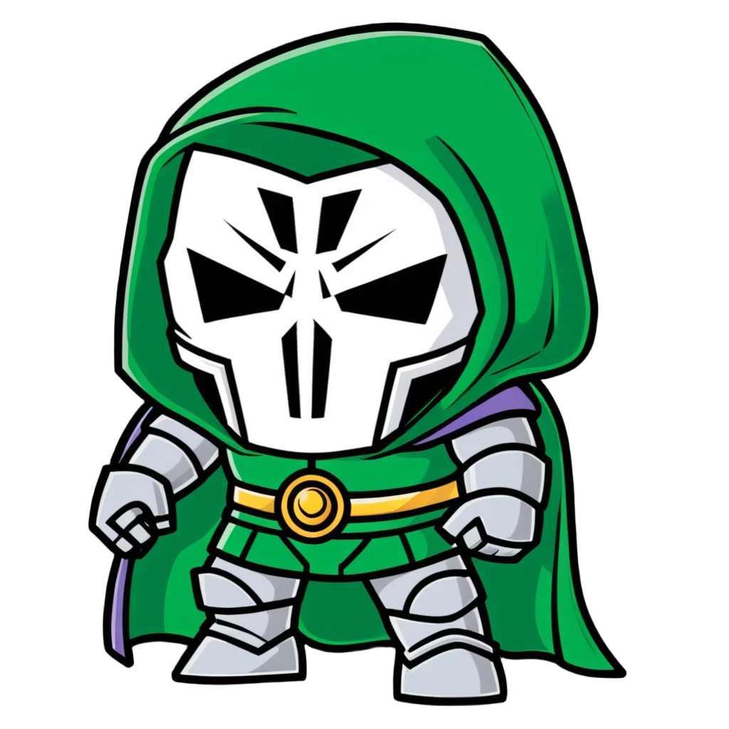 doctor doom metal mask emoji