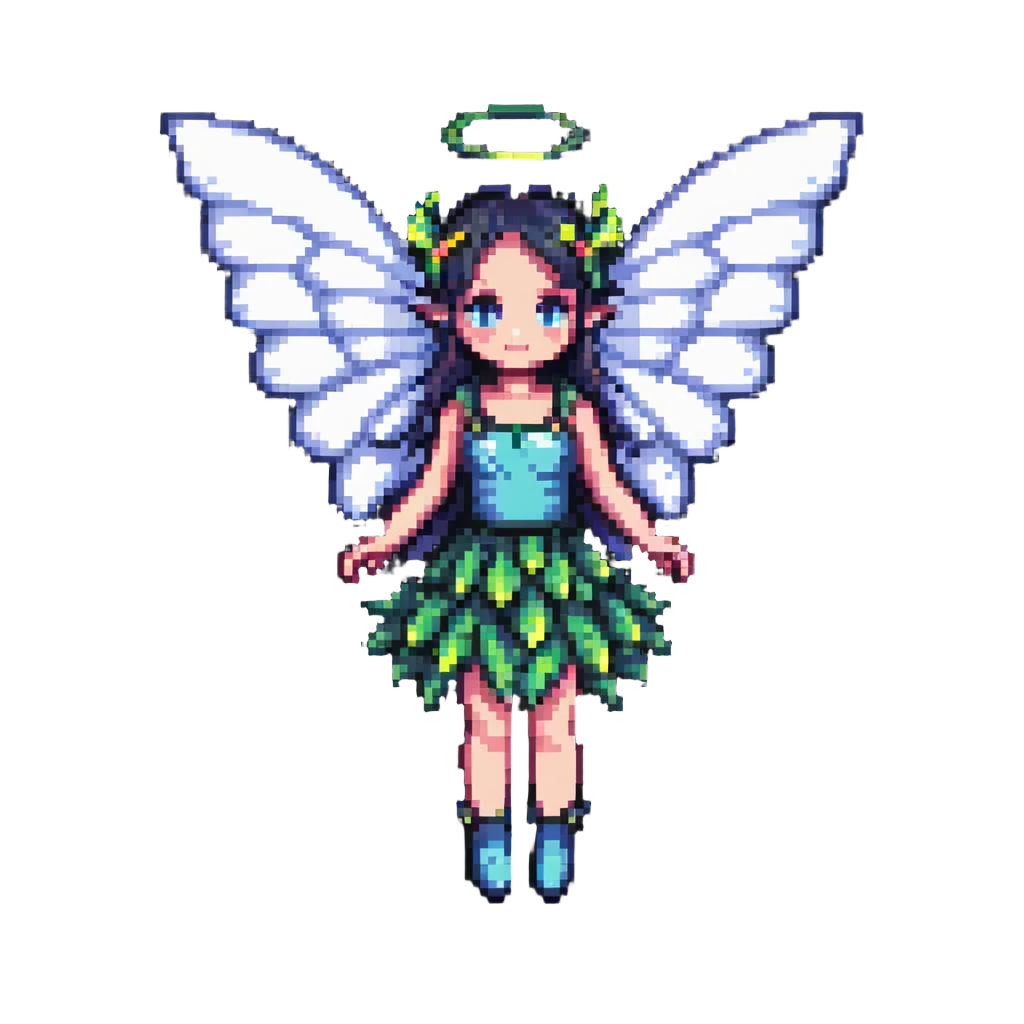 Fairy with wings emoji