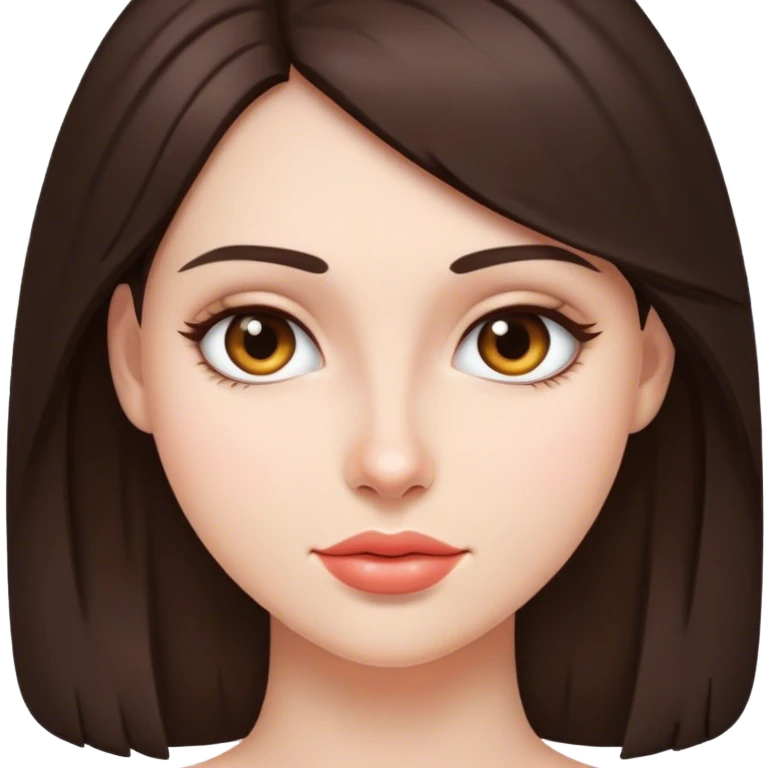 брюнетка emoji