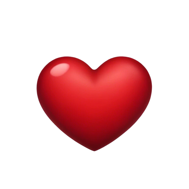 Dark red heart  emoji