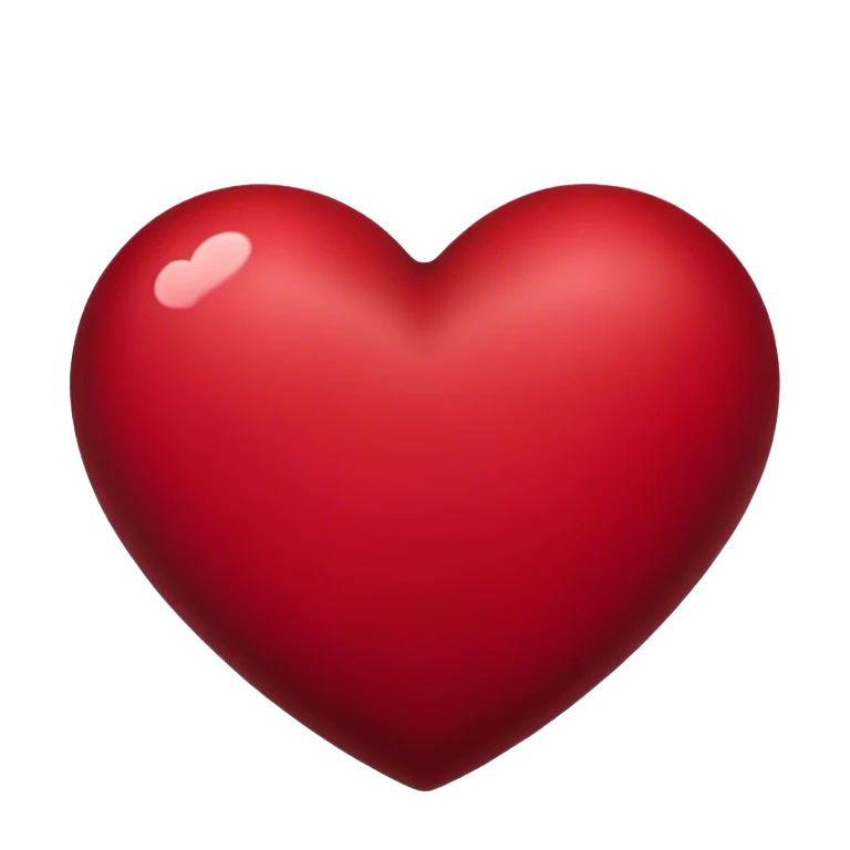 Dark red heart  emoji