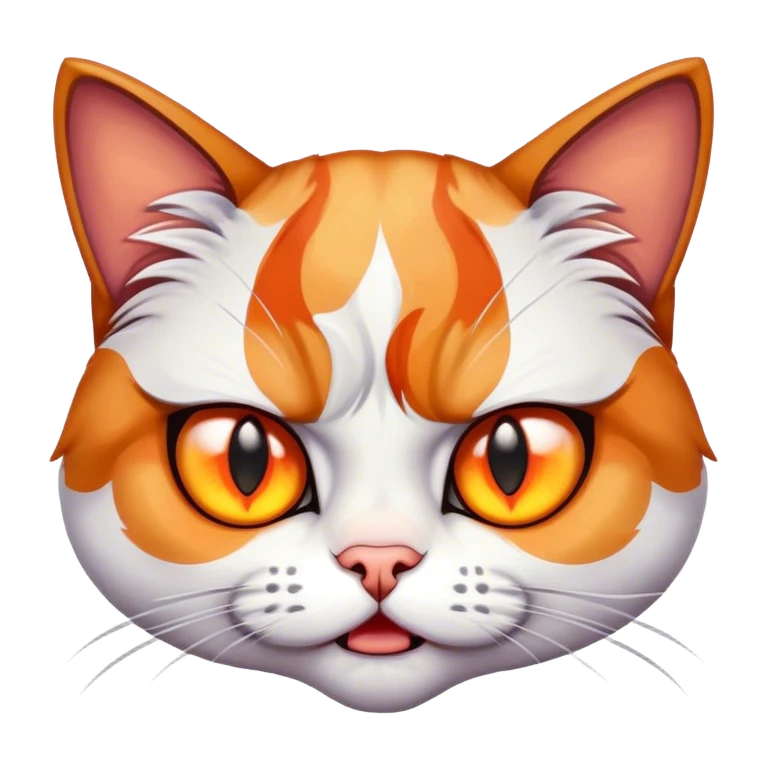 Angry cat emoji