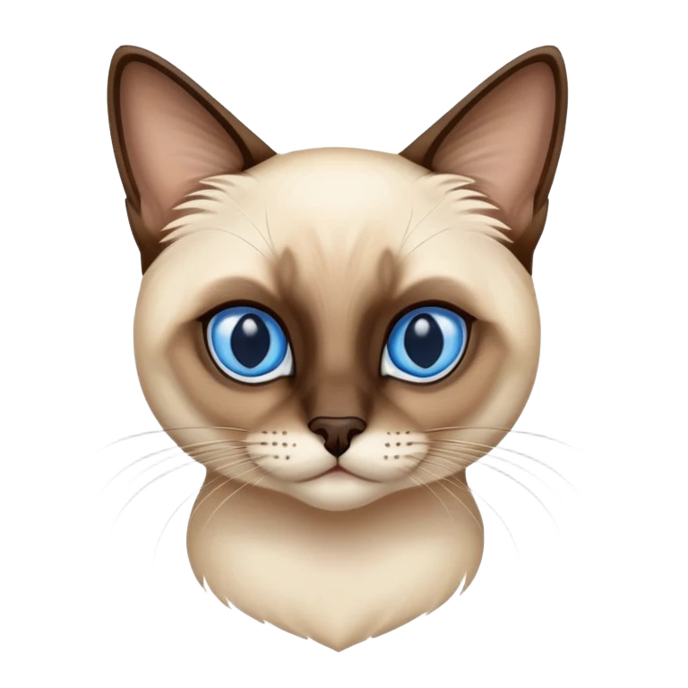 Siamese cat emoji