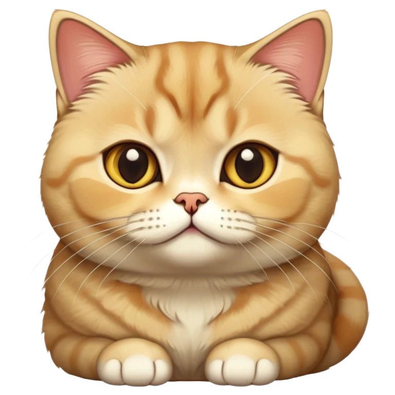 Golden Shaded british shorthair emoji