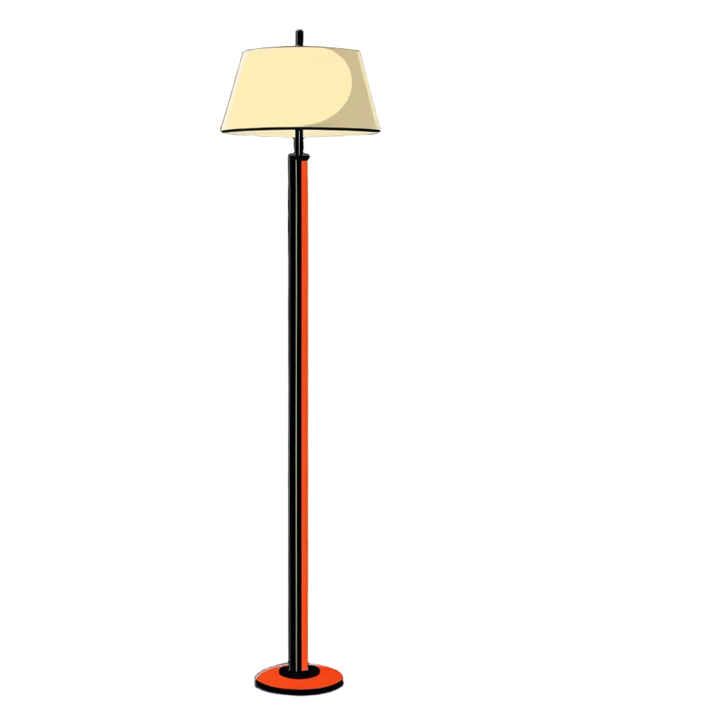Modern Danish floor lamp emoji