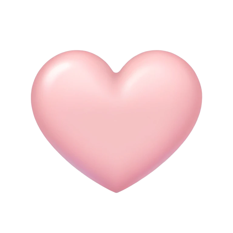 Pastel heart emoji