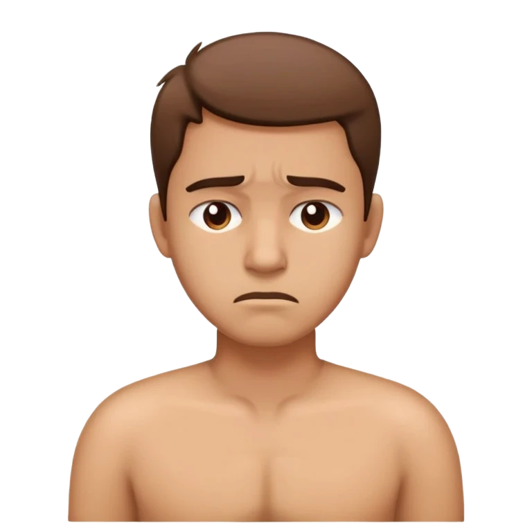 Pessoa com cara de dor nas costas  emoji