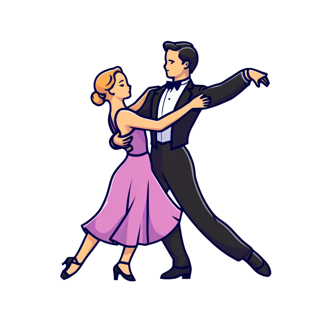 ballroom dancing couple emoji