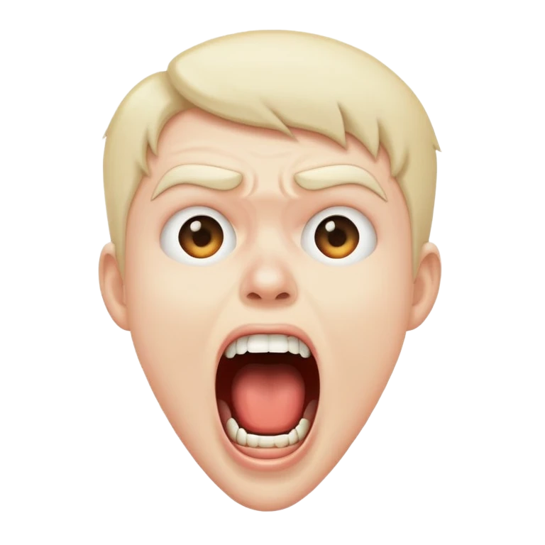 screaming emoji