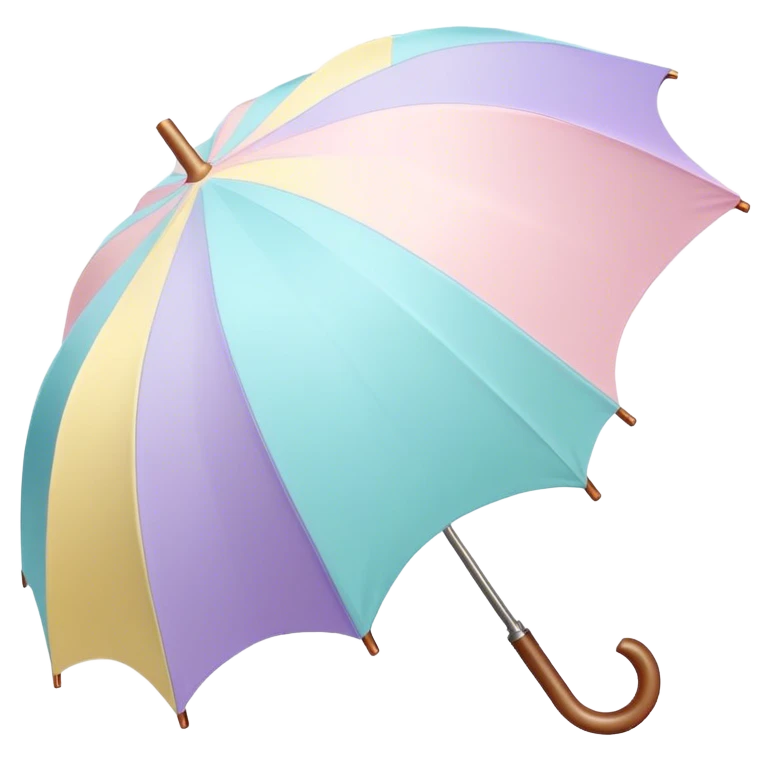
pastel umbrella emoji