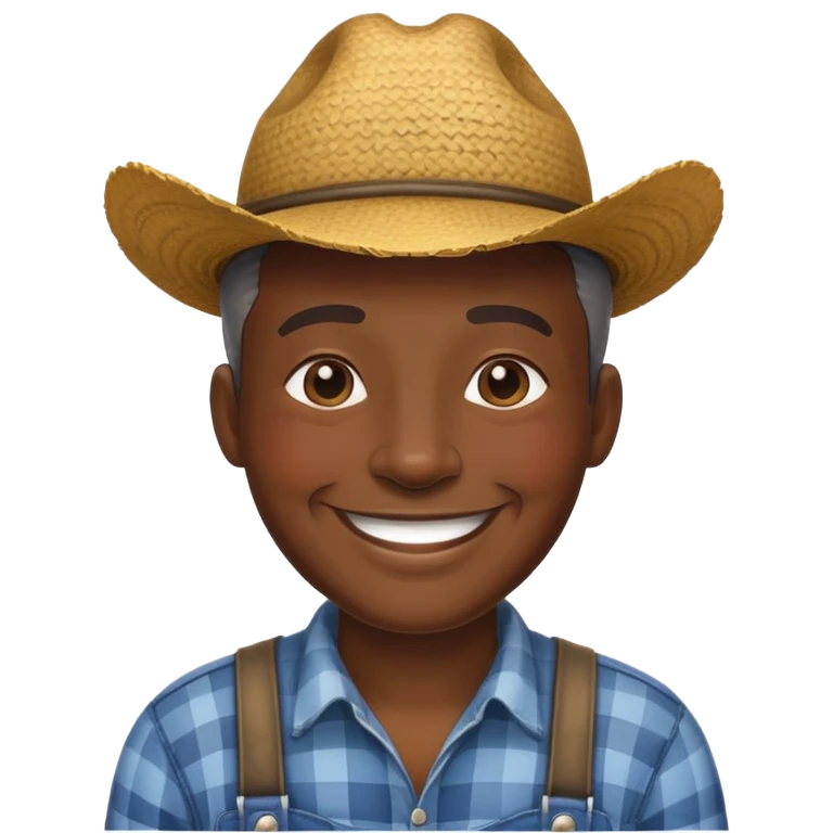 super black farmer  emoji