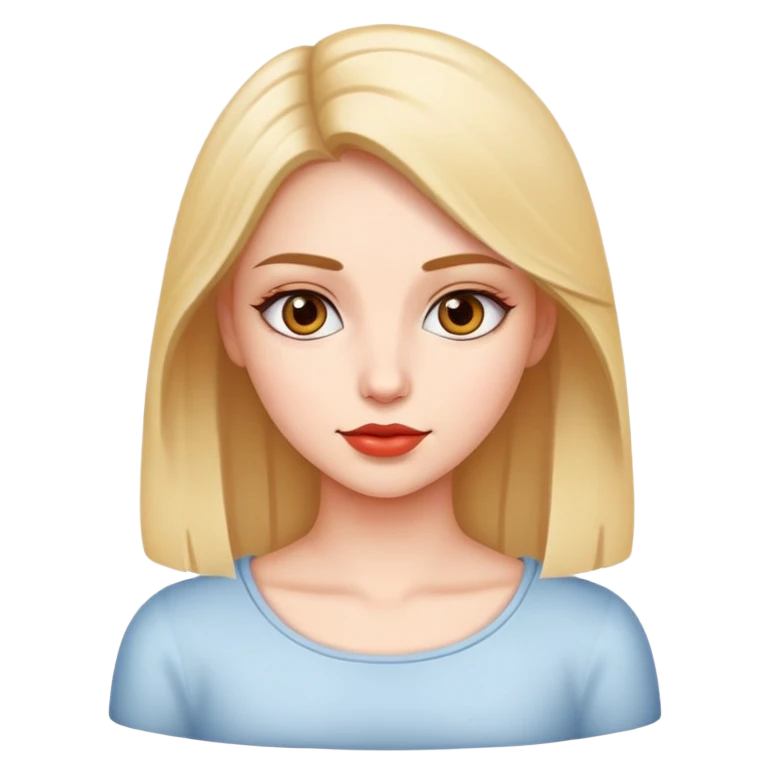 Красивая девушка emoji