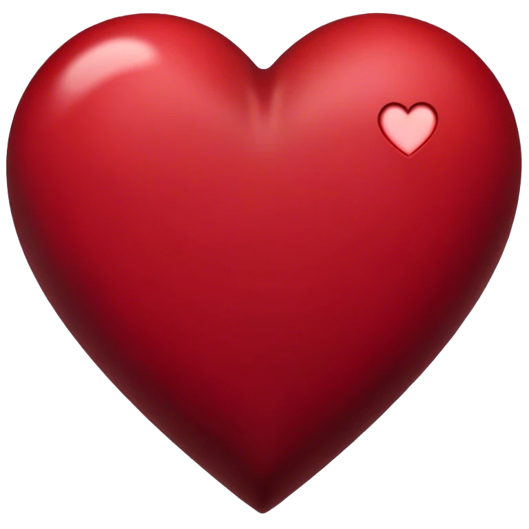 dark red heart emoji