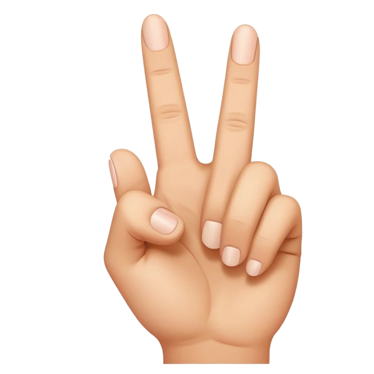 Middle finger emoji