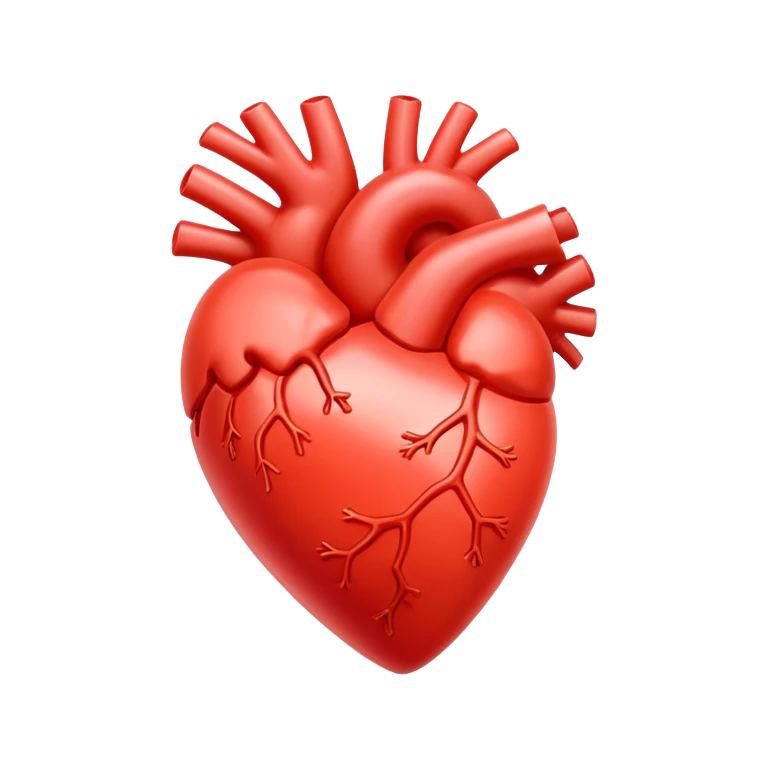 Coral color heart emoji