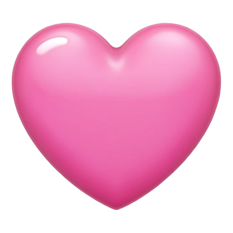Pink heart emoji