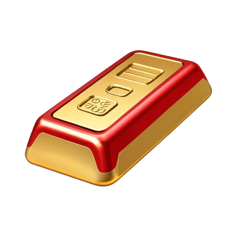 red gold ingot emoji
