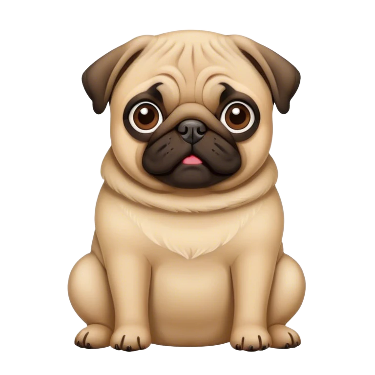 Pug emoji