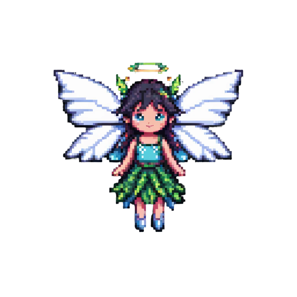Fairy with wings emoji
