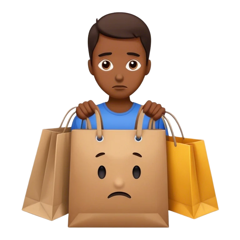 🛍️🥹 emoji