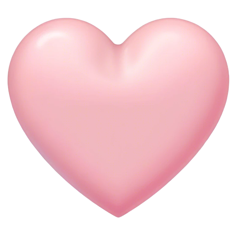 Pastel heart emoji