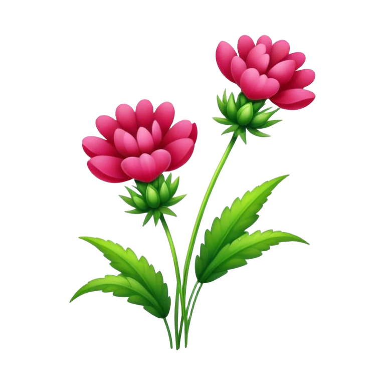 Crimson Clover grass  emoji