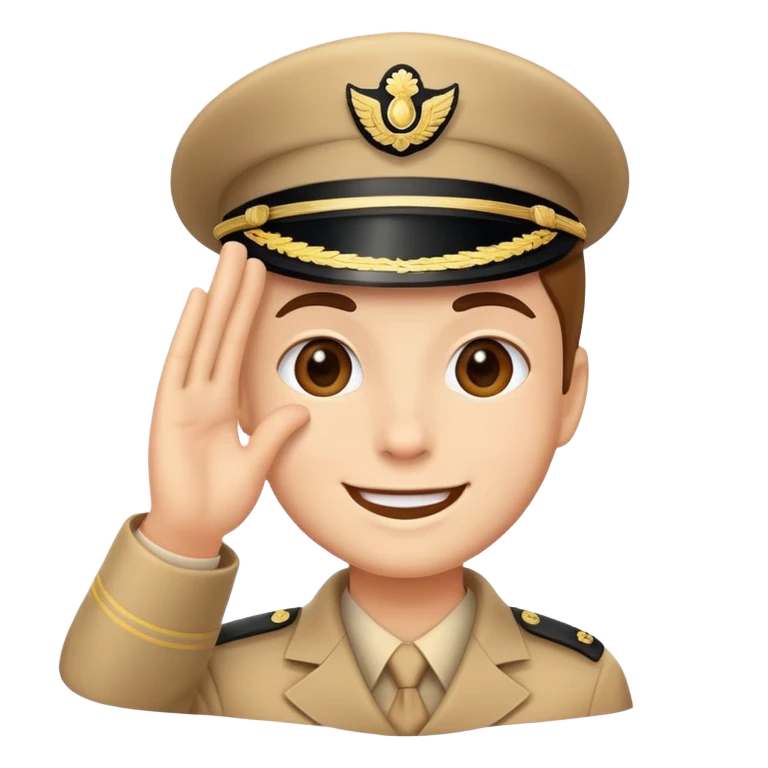 face saluting emoji