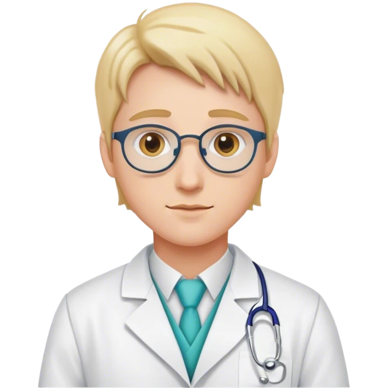 Pharmacist with lab coat emoji