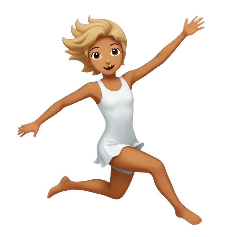 Estrella saltando emoji