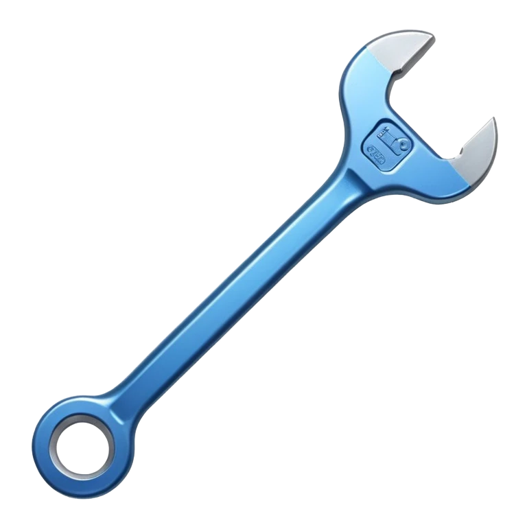 wrench blue emoji