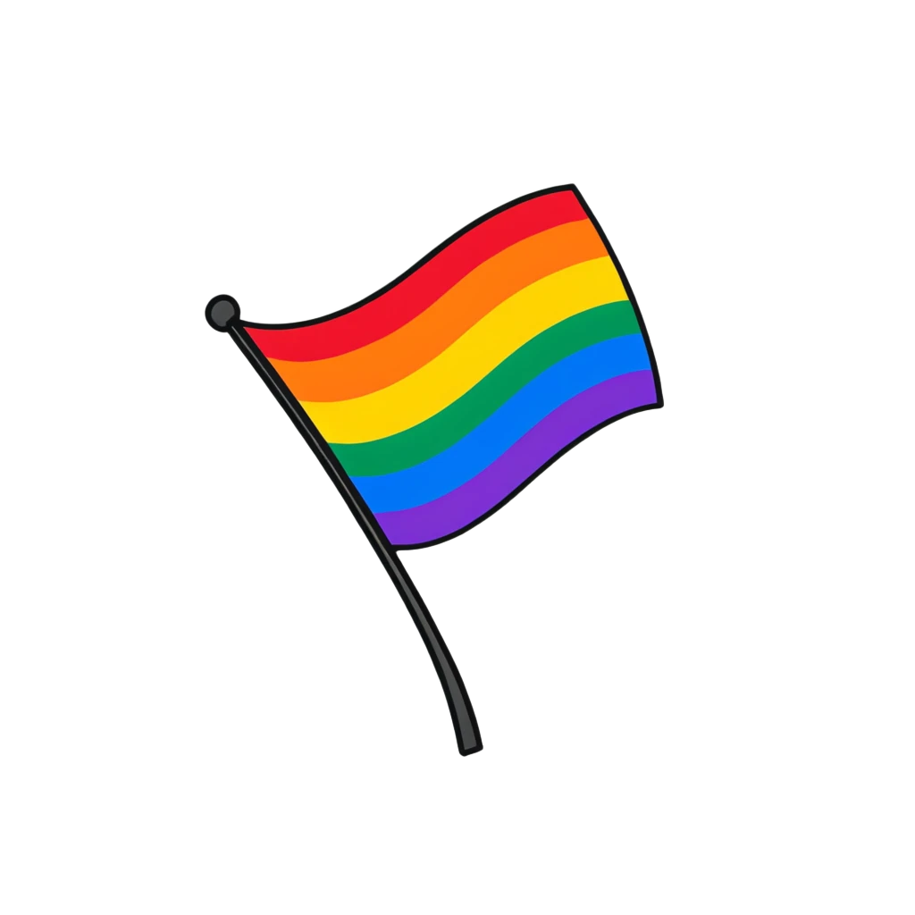 pride flag emoji
