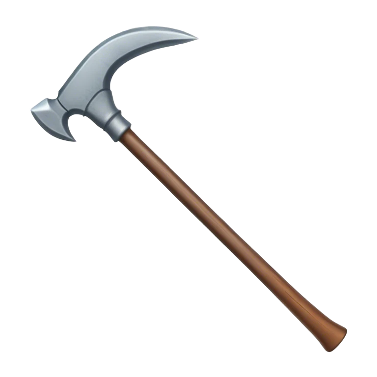 simple pickaxe  emoji