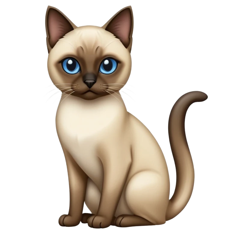 Siamese cat emoji