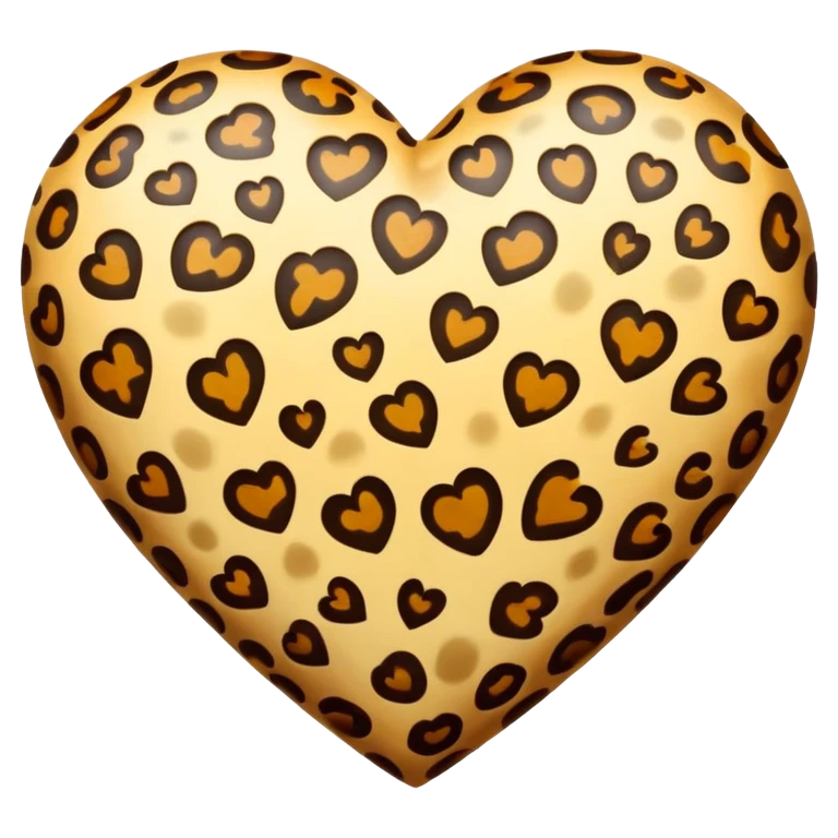 Cuore leopardato  emoji